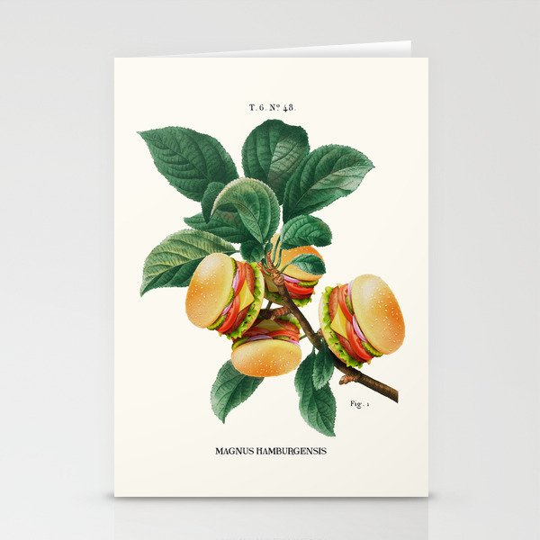 BURGER PLANT Stationery Cards