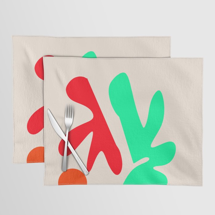 6      Abstract Design  210919 Pattern Minimal Art Henri Matisse Cut Outs Inspired  Placemat