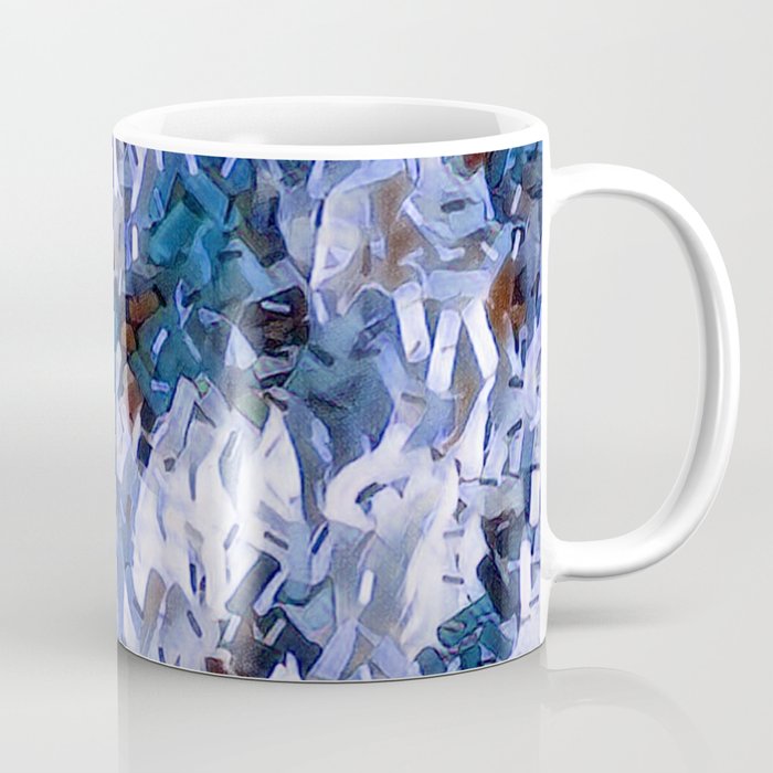Denim Confetti Waves Coffee Mug