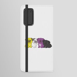 Nonbinary Flag Pug Pride Lgbtq Cute Dogs Android Wallet Case