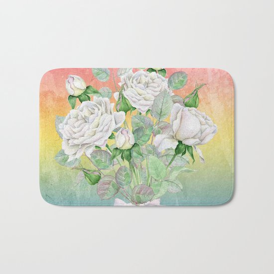 Flowers bouquet #25 Bath Mat