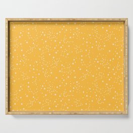 Yellow Constellations Serving Tray