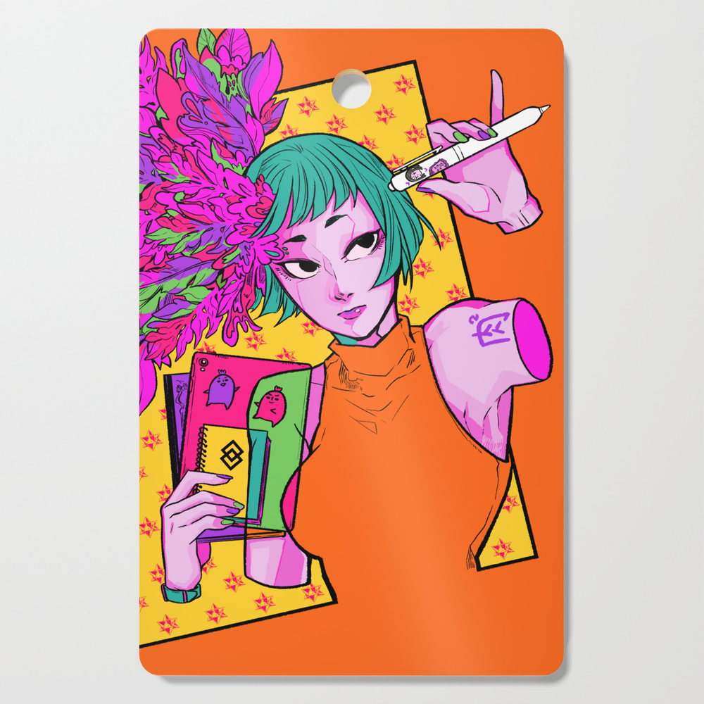 Orange Cutting Board by elilin