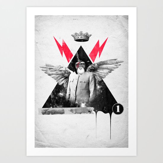 Flying Monkey Art Print