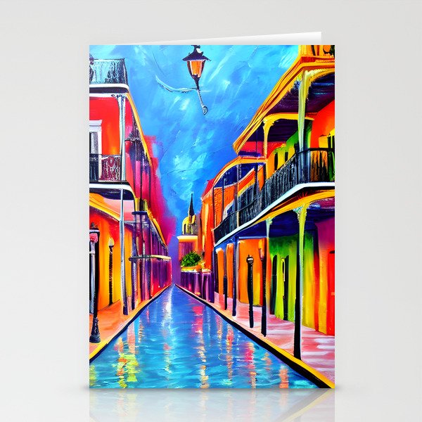 New Orleans After Rain Stationery Cards