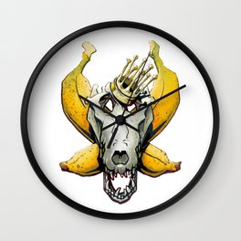 King K Rool Skull & Cross Bananas Wall Clock