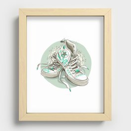 In my shoes Recessed Framed Print