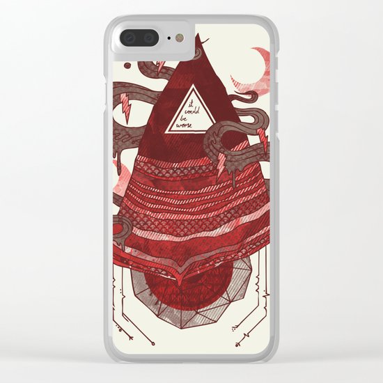 Positive Thinking Clear iPhone Case