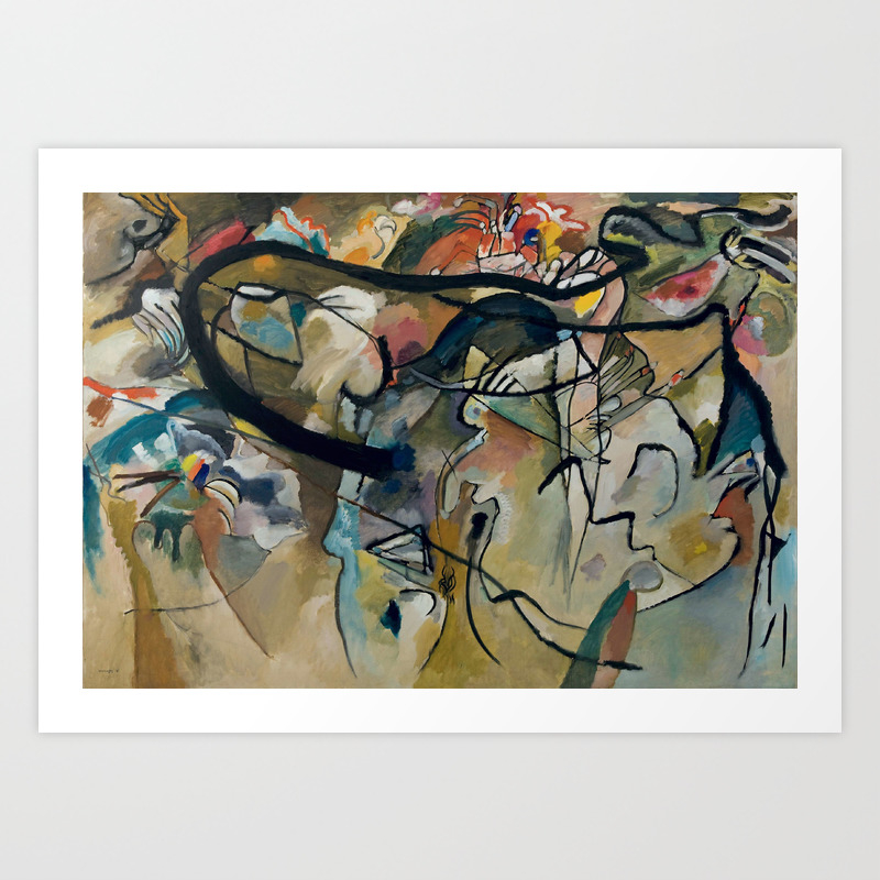 WASSILY KANDINSKY COMPOSITION 5 ABSTRACT CANVAS PRINT PICTURE WALL HANGING ART