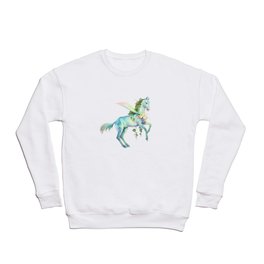 Flower Horse Crewneck Sweatshirt