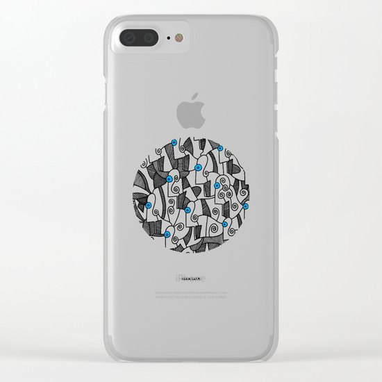 - fresque_02 - Clear iPhone Case