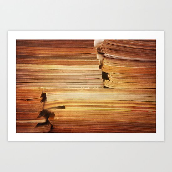 Reading Material Art Print
