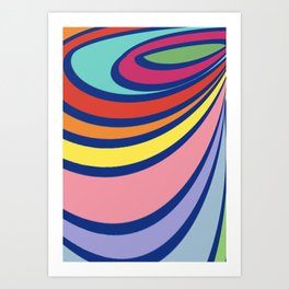 Color Warp Art Print