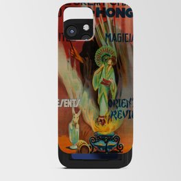 The Great Chang vintage magician poster iPhone Card Case