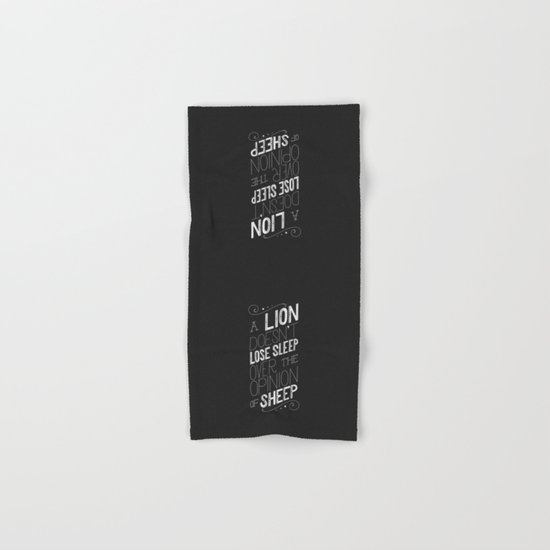 Lion Hand & Bath Towel