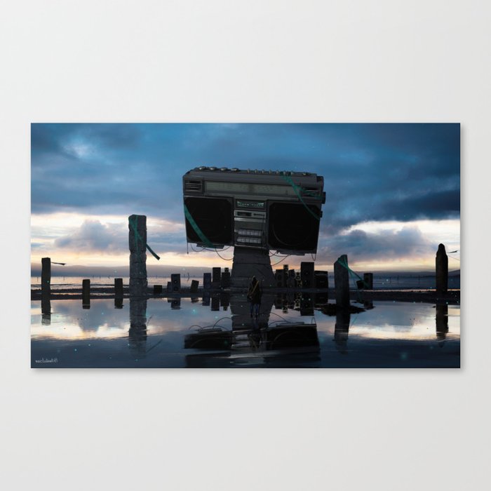 The temple Canvas Print