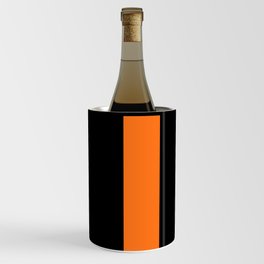 letter J (Orange & Black) Wine Chiller