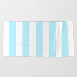Diamond heavenly - solid color - white vertical lines pattern Beach Towel