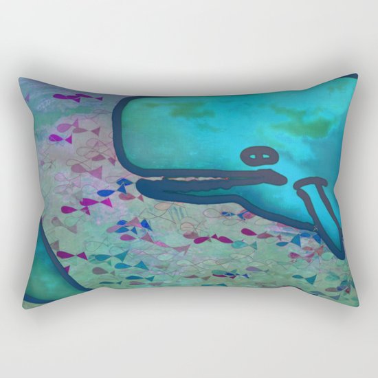 Dear Whale Rectangular Pillow