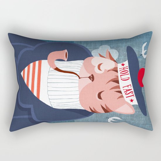 hold fast Rectangular Pillow
