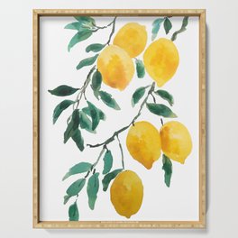 yellow lemon 2018 Serving Tray