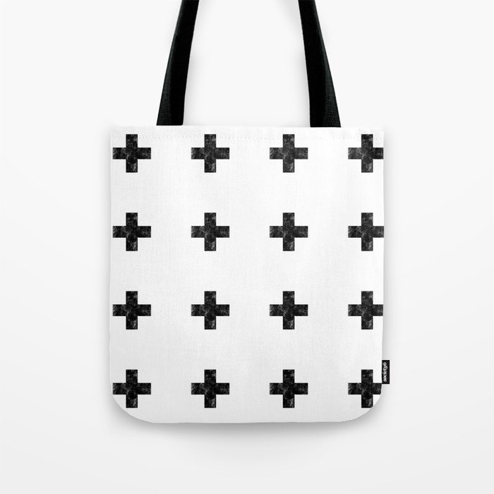 Watercolor Swiss Cross (White) Tote Bag