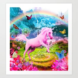 Valentina's Unicorn Art Print