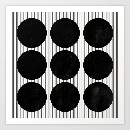 nine Art Print