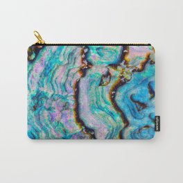 Abstract Paua Abalone Shell Texture Pattern Carry-All Pouch | Abstract, Ink, Illustration, Digital, Pauashellart, Painting, Seashell, Oil, Mermaid, Colorfulpaua 