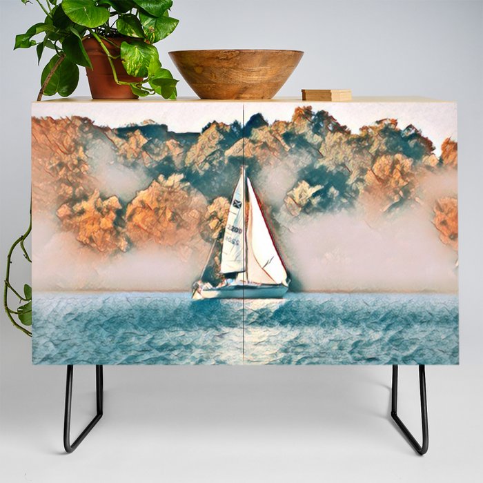 Sailing 4 Credenza