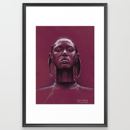 Gorgeous african Framed Art Print