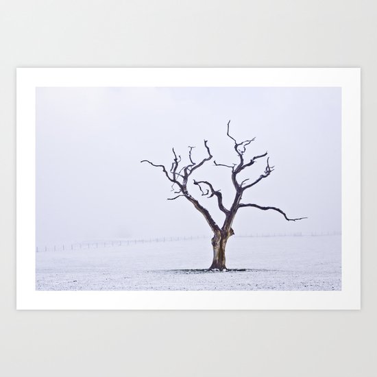 Tree in the Mist Art Print