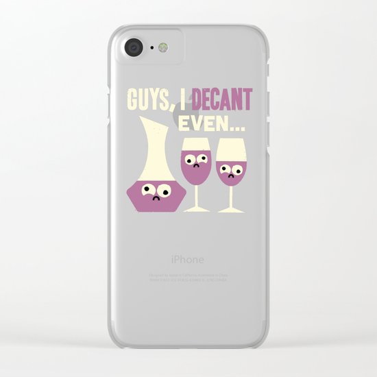 Contain Yourself Clear iPhone Case