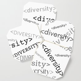 Black and White Diversity  Coaster