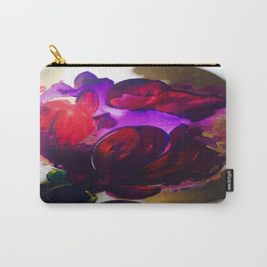 Purple and Gold Poppies Maybe? Carry-All Pouch