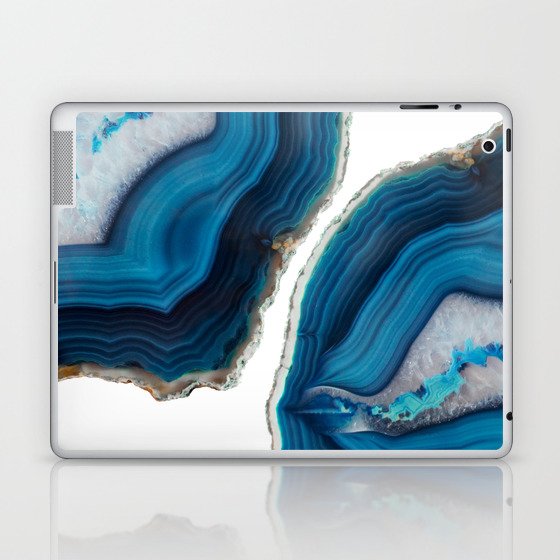 Blue Agate Laptop & iPad Skin