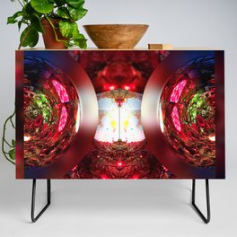 Red Light Photograph Credenza