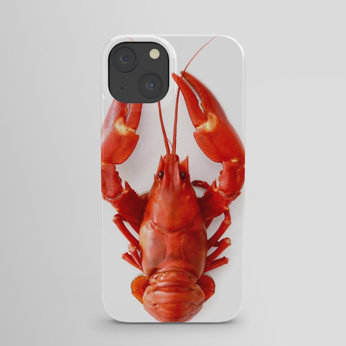 Red Like A Crab - Red Crab White Background #decor #society6 #buyart iPhone Case