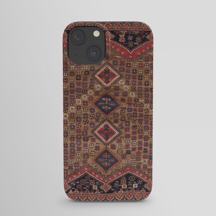Antique Afshar Kirman Kilim Rug - Vintage Tribal Persian Carpet iPhone Case