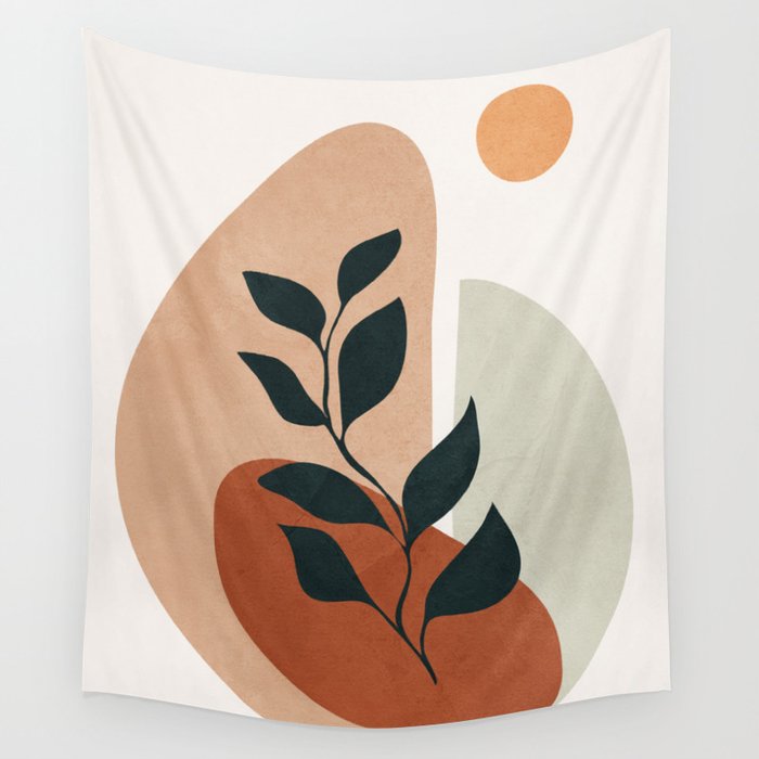 Soft Shapes II Wall Tapestry