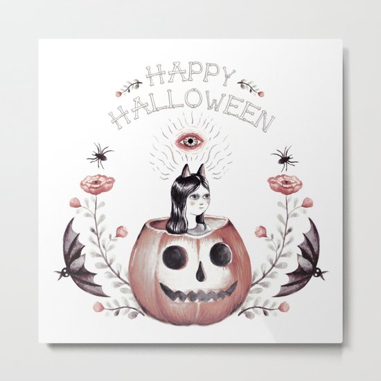 Happy Halloween Metal Print