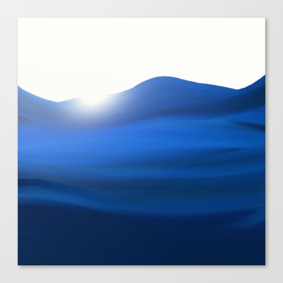 blue Canvas Print