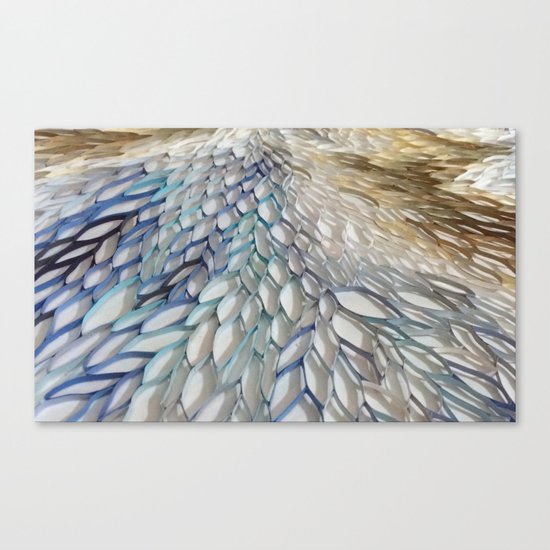 Movement in Blue Canvas Print