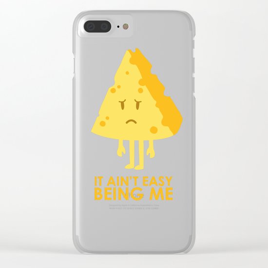 It ain't easy being cheesy Clear iPhone Case