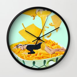 Cheese Dreams (Mint) Wall Clock