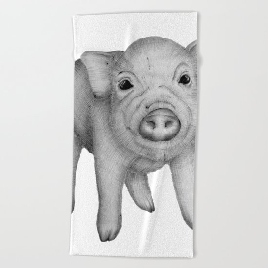 This Little Piggy Beach Towel