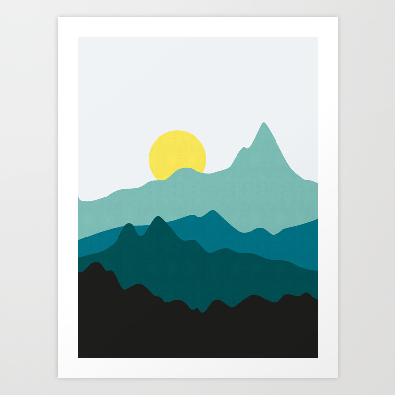 Minimalist Landscape Vii Art Print By Thespiritofart Society6