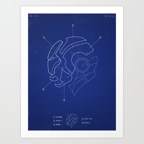 Heroes Are Built Art Print