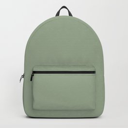 Muted Pastel Green Solid Color Pairs Behr Roof Top Garden S390-4 / Accent Shade / Hue / All One Backpack