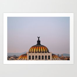 Palacio de Bellas Artes Mexico City Landscape Art Print